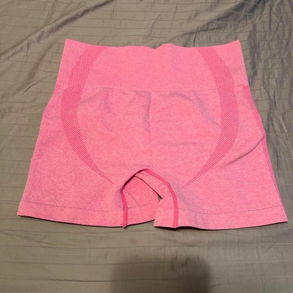 pink biker shorts